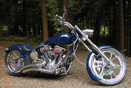 Pro One Custom motorcycle built by a and for a woman